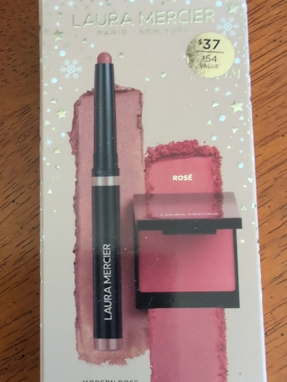 laura mercier Rose Evening Brilliance Eye & Cheek Duo - Picture 6 of 9